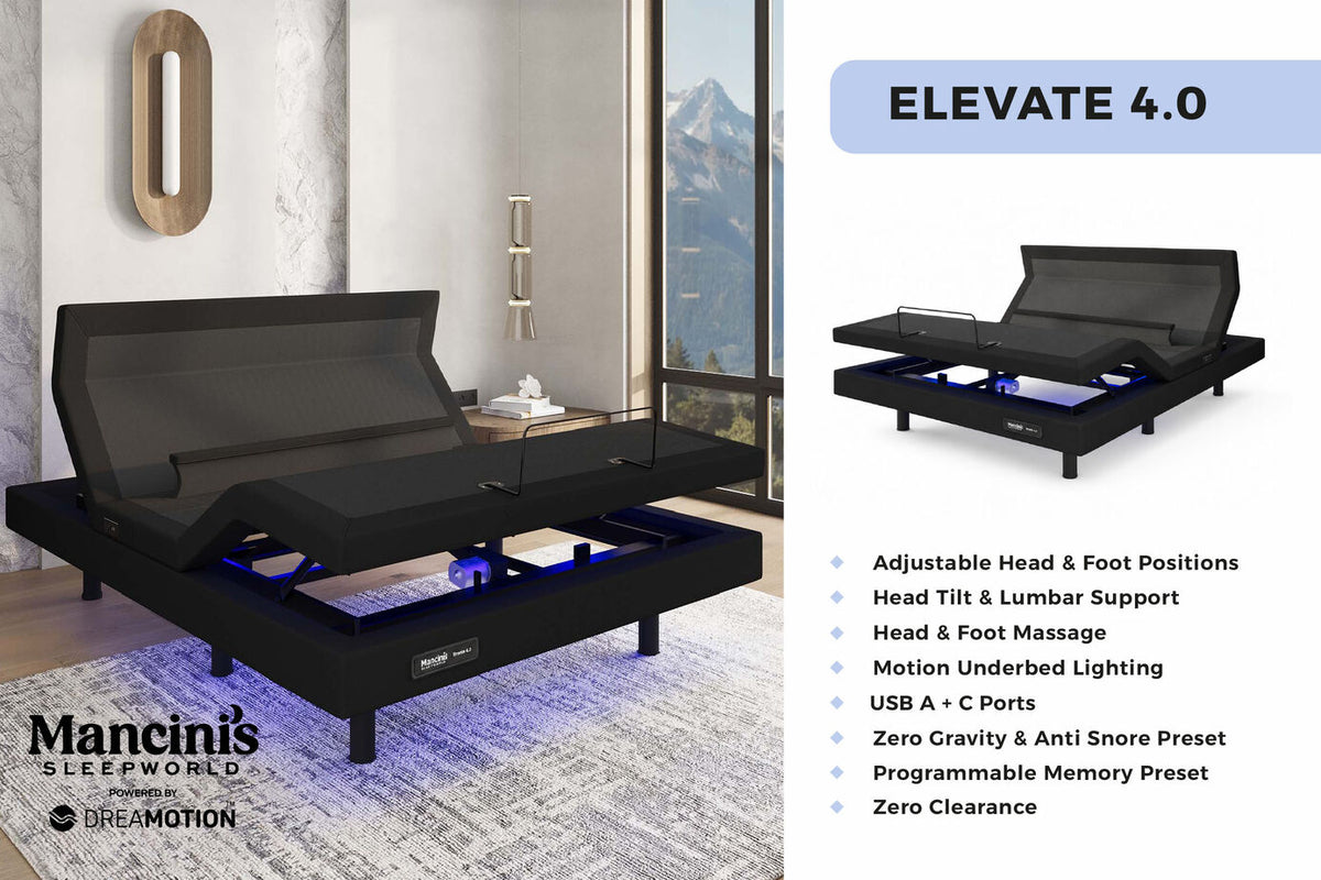 Sleep Partner ZZZ Elevate 4.0 Adjustable Base