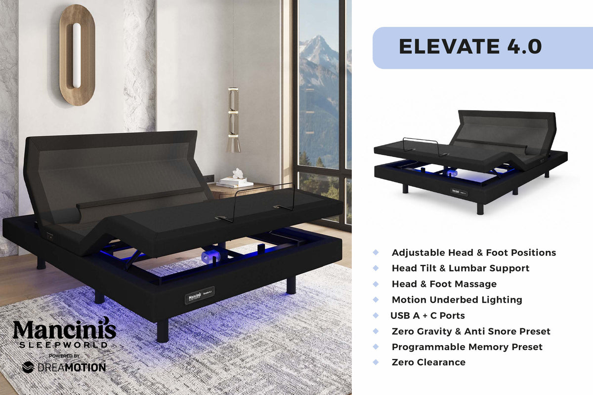 iSleep Elevate 4.0 adjustable base - view 3