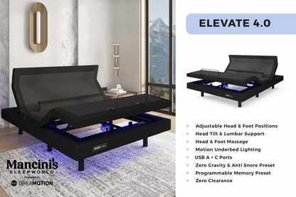 iSleep Elevate 4.0 adjustable base - view 3