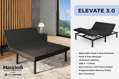 iSleep Elevate 3.0 adjustable base - view 5
