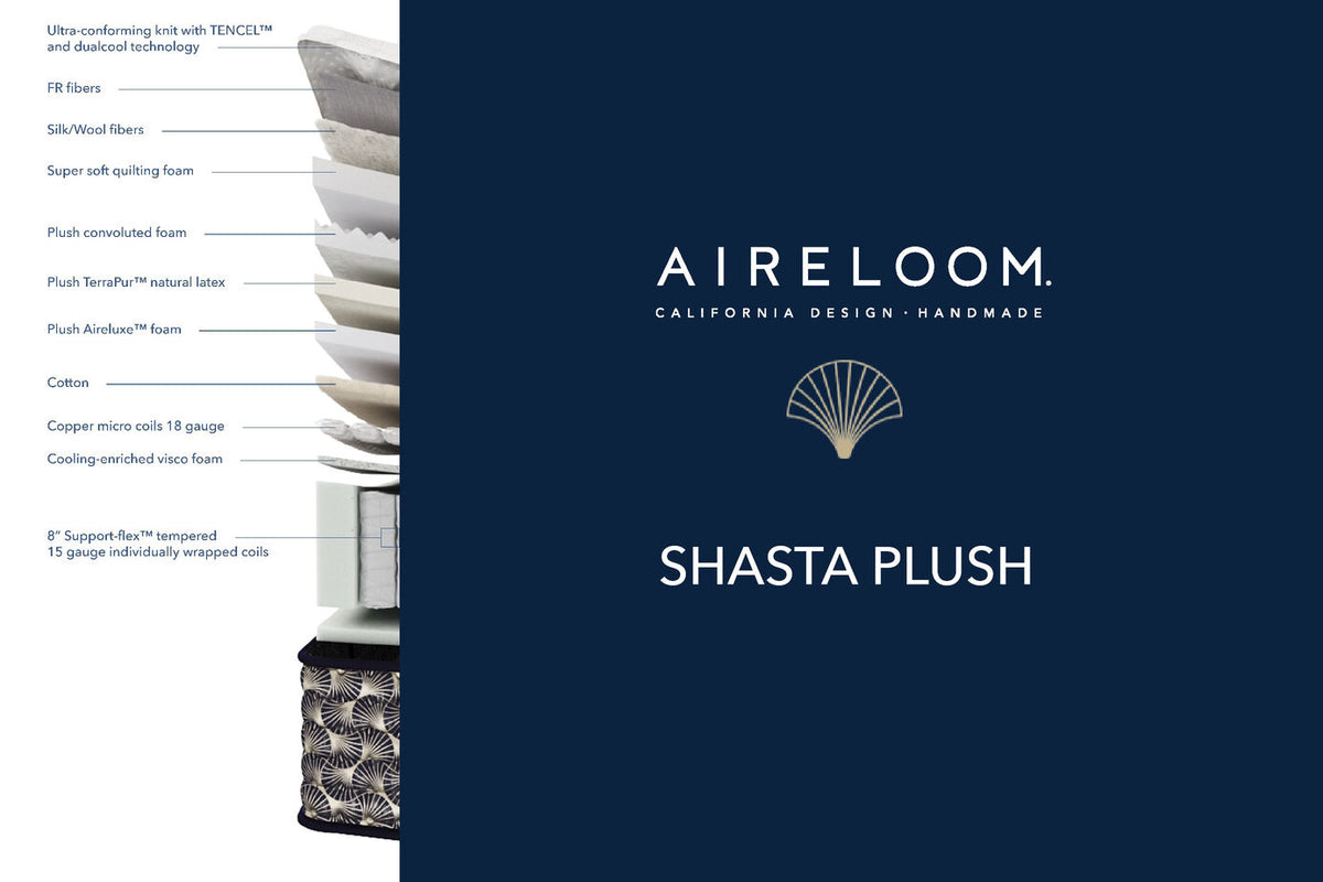 Aireloom Bay Preferred Shasta Plush Mattress 14"