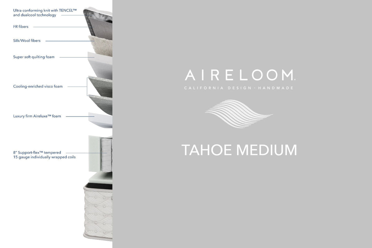 Aireloom Pacific Bay Tahoe Medium Mattress 14"