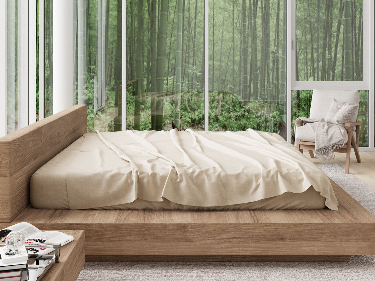 iSleep Natural Bamboo Sheet Set