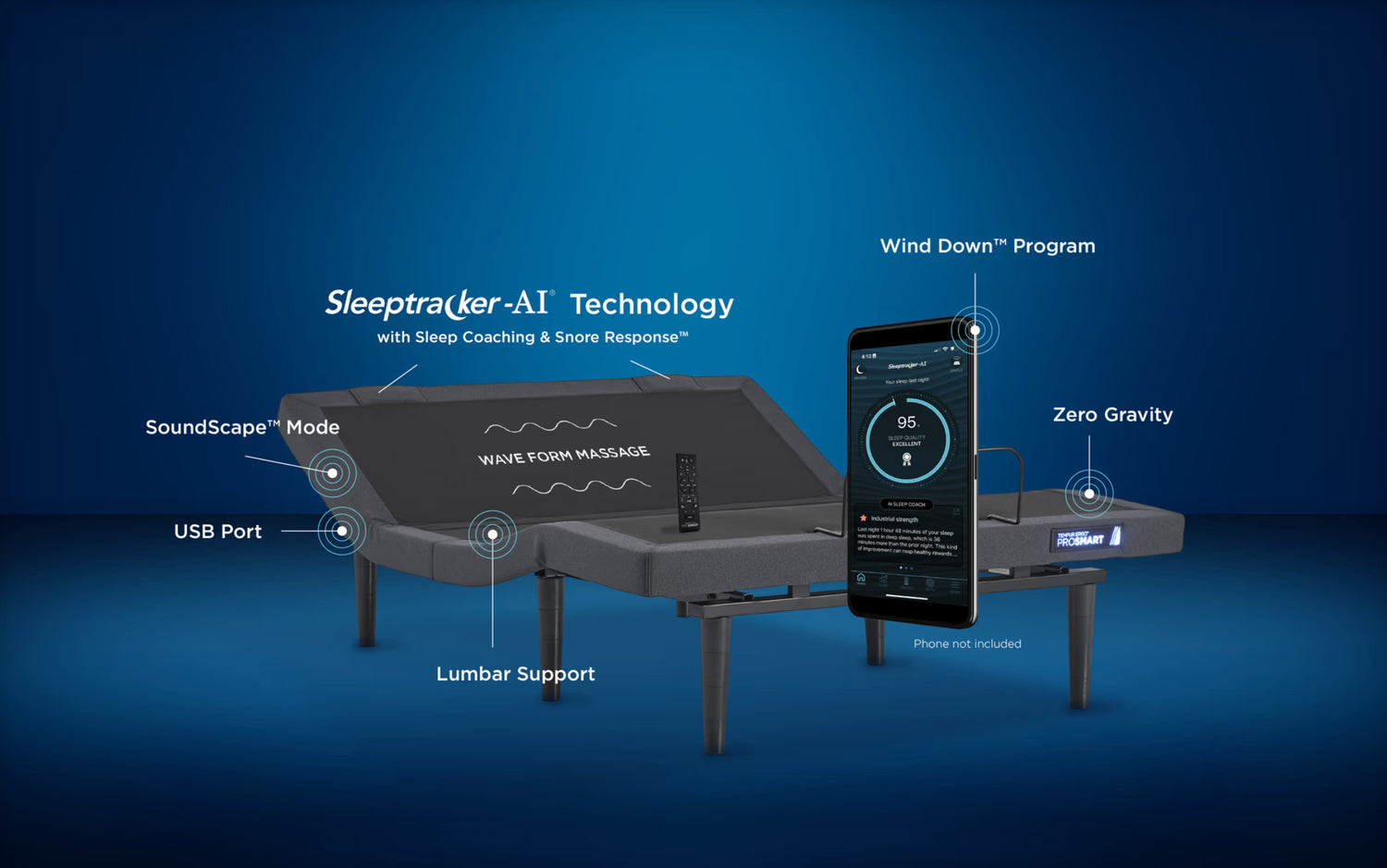 Tempur-Pedic® Ergo ProSmart Adjustable Base